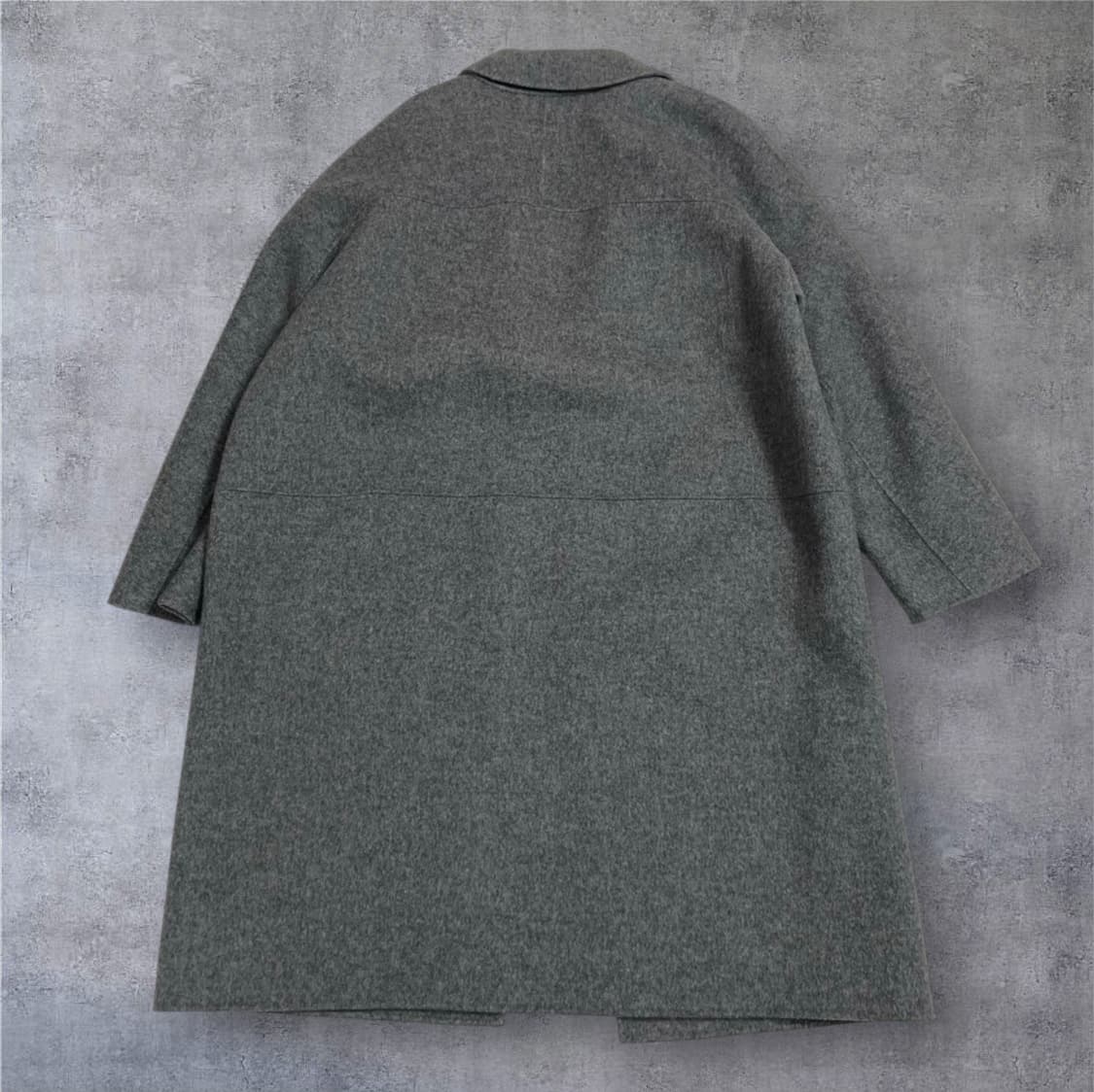 타임 TIME 그레이 캐시미어 블렌드 오픈형 롱 코트 82-94-160 상품이미지9