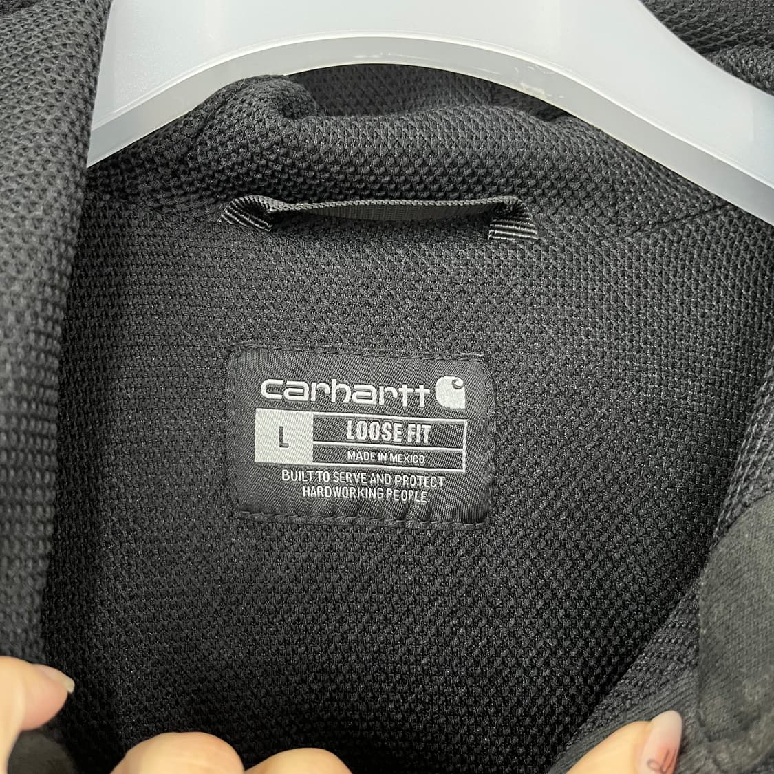 칼하트 써멀 블랙 후드집업 상품이미지5