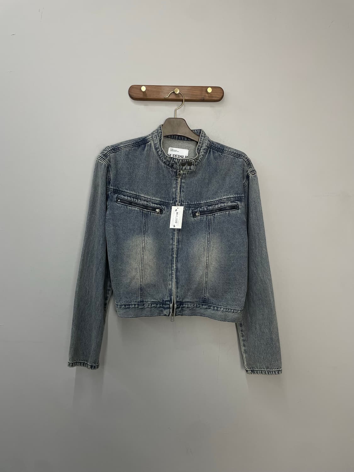 슈퍼서브 워싱 크롭 데님 자켓 H1702 상품이미지2