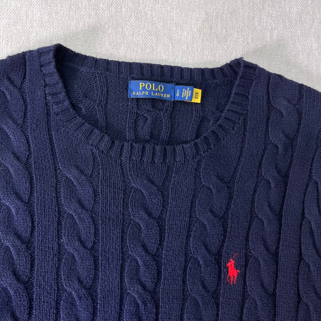 105 폴로랄프로렌 신형라벨 꽈배기 니트 상품이미지2