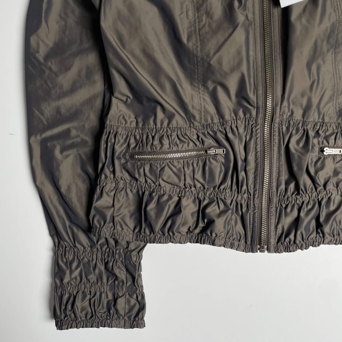 Krizia 셔링 디테일 나일론 자켓 상품이미지4