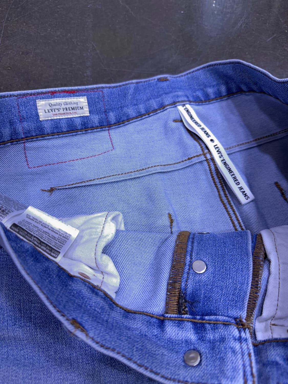 리바이스 502 엔지니어드진 연청 워싱 데님팬츠 30 상품이미지9