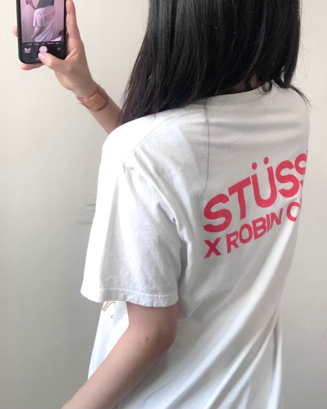 Stussy 스투시 화이트 뉴욕스윙 티셔츠 상품이미지4
