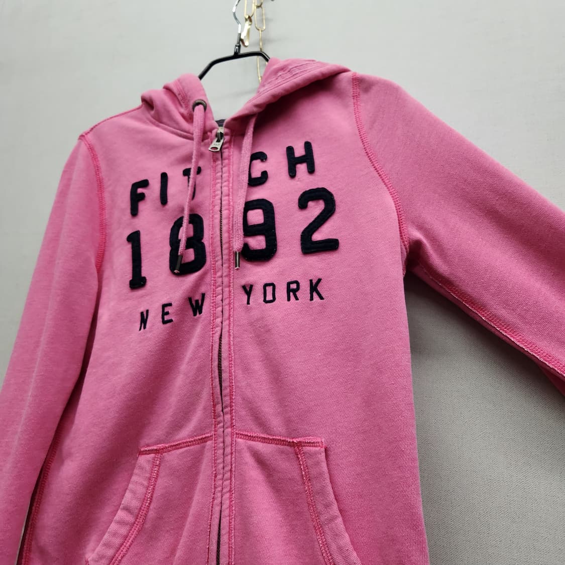 아베크롬비 Y2K 빅로고 후드집업 S(S) 상품이미지3