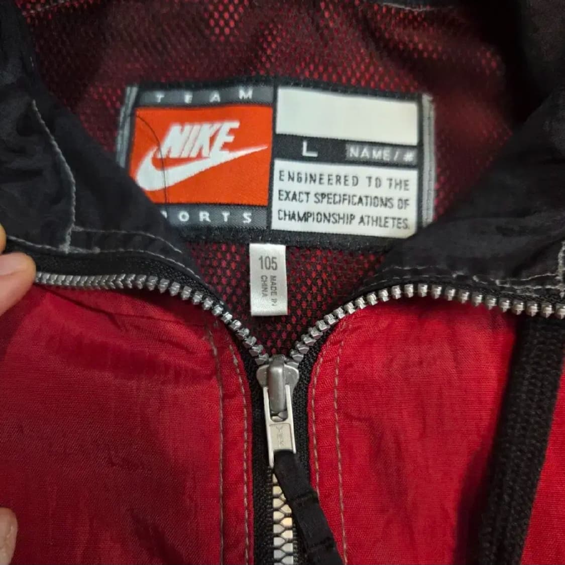 올드스쿨 나이키 코리아 빅로고 스우시 아노락 자켓 (실2XL)
 상품이미지7