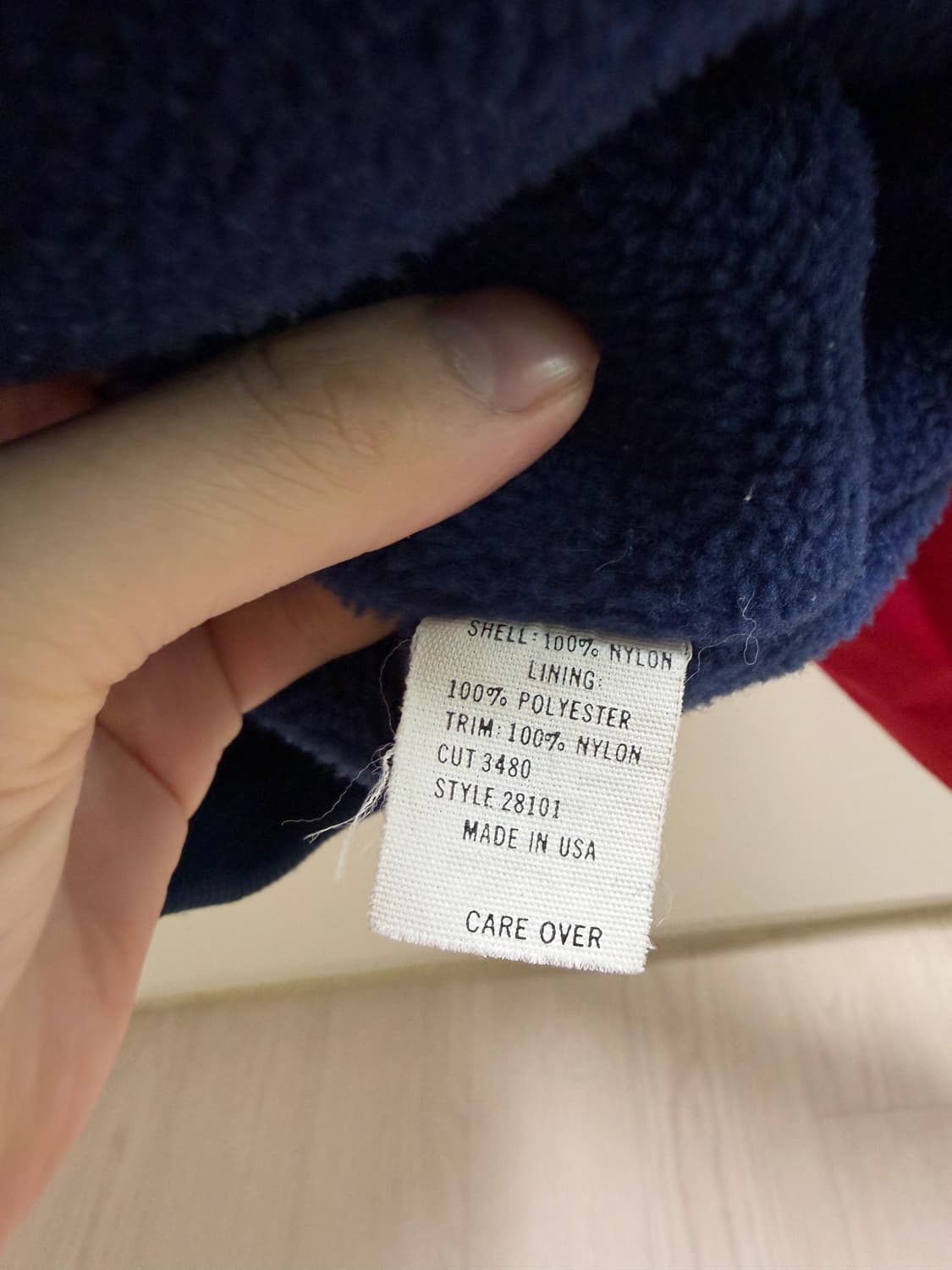 90s 파타고니아 신칠라 쉘드 봄버 자켓 레드 L 상품이미지6