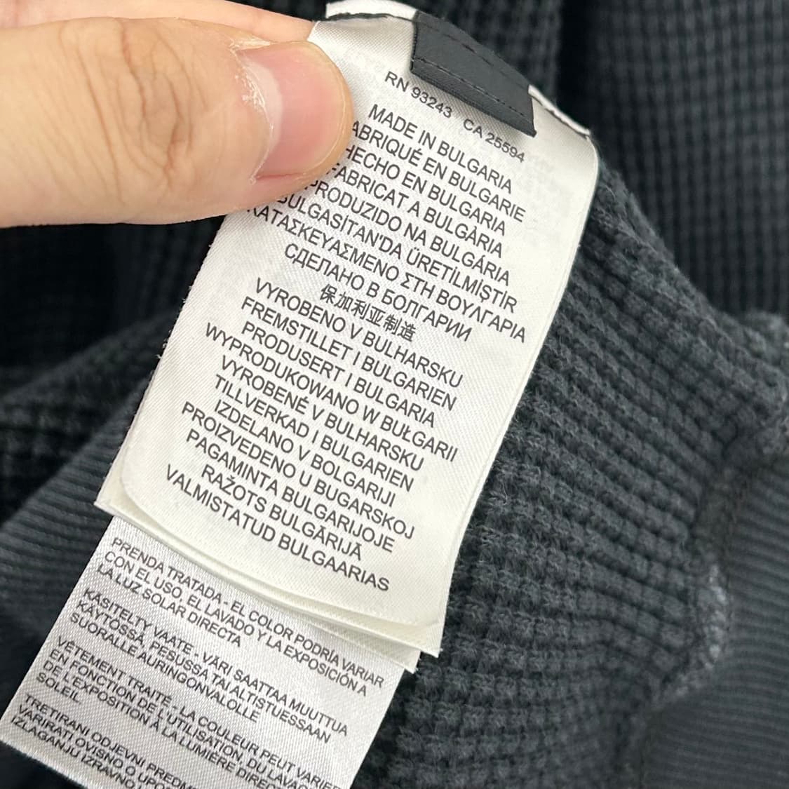 디젤 사이드 로고 와플 롱슬리브 상품이미지9