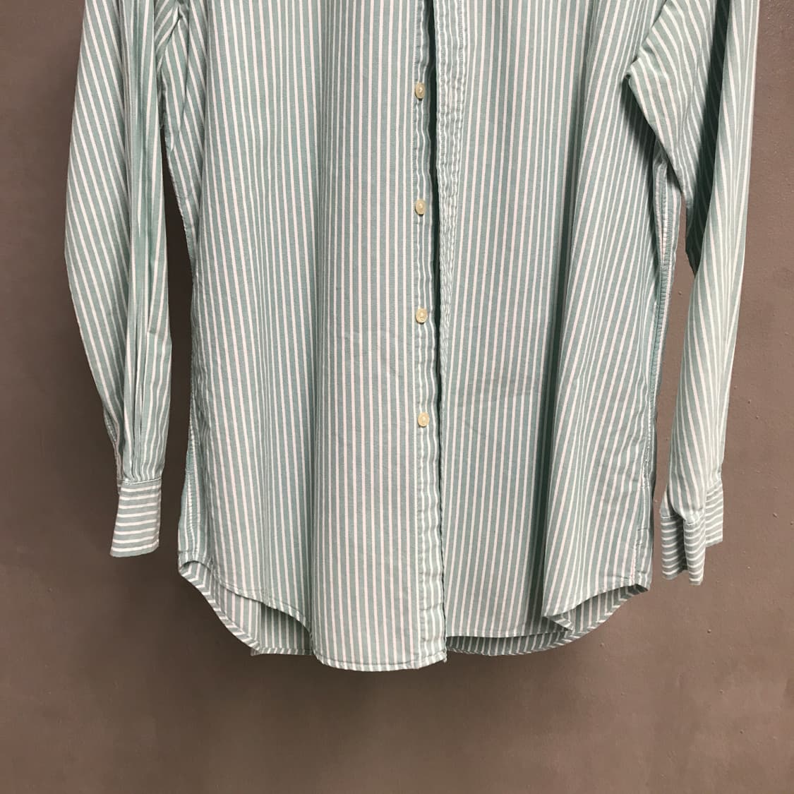 폴로 랄프로렌 스트라이프 셔츠 그린 S 상품이미지3