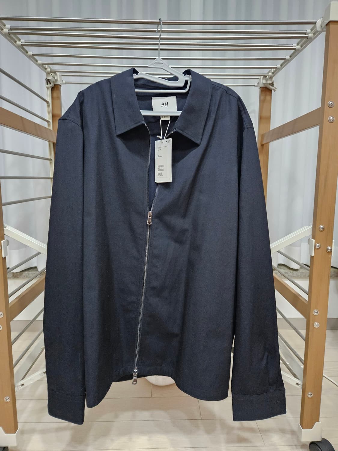 h&m 울블렌드 미니멀집업자켓 상품이미지1