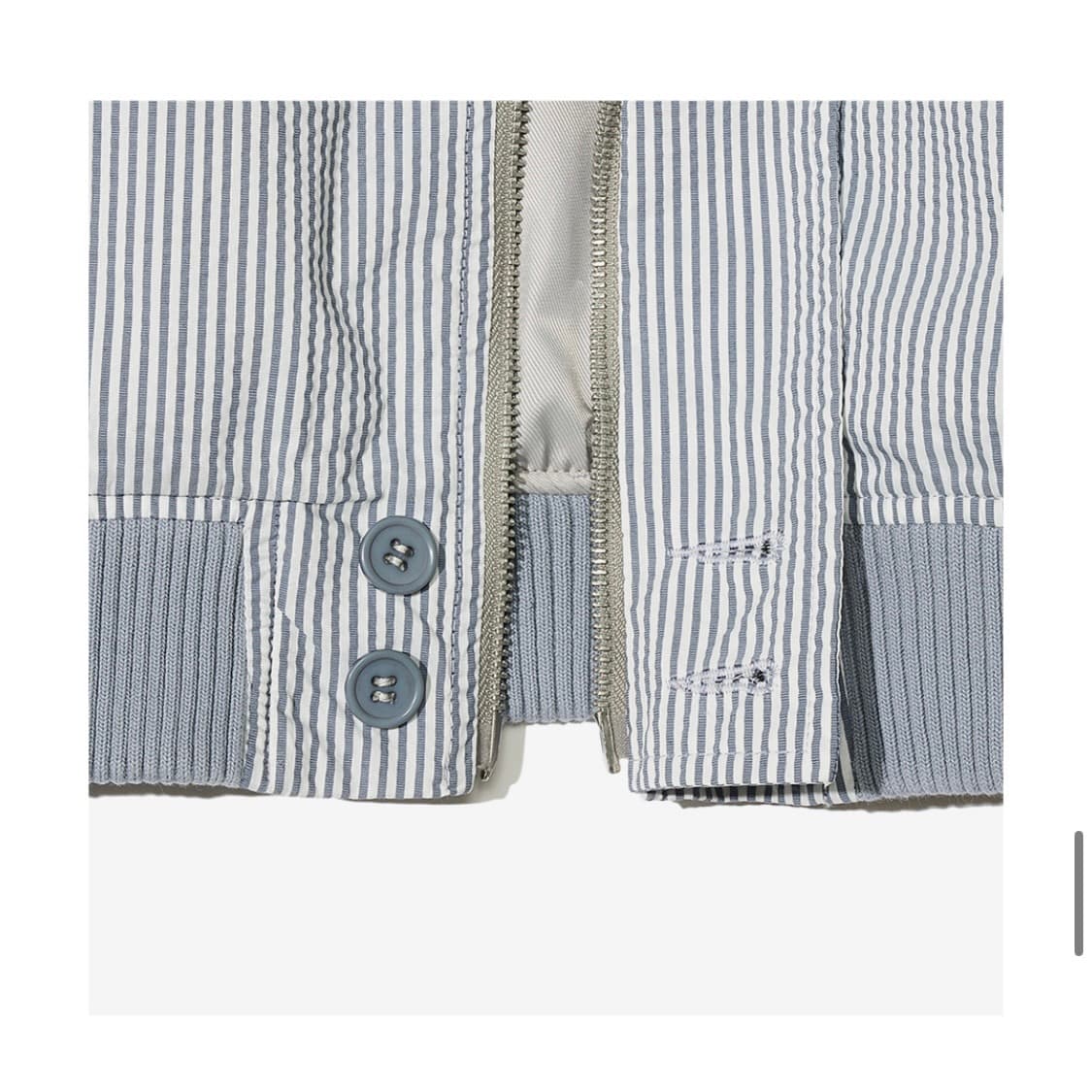 파르티멘토 Stripe Harrington Jacket Blue M 상품이미지5