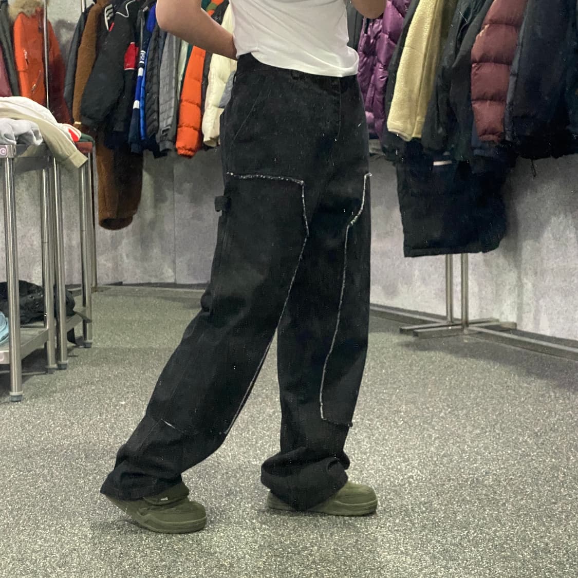 CDW 디트로이트 흑청 데님 팬츠 B3566 상품이미지2