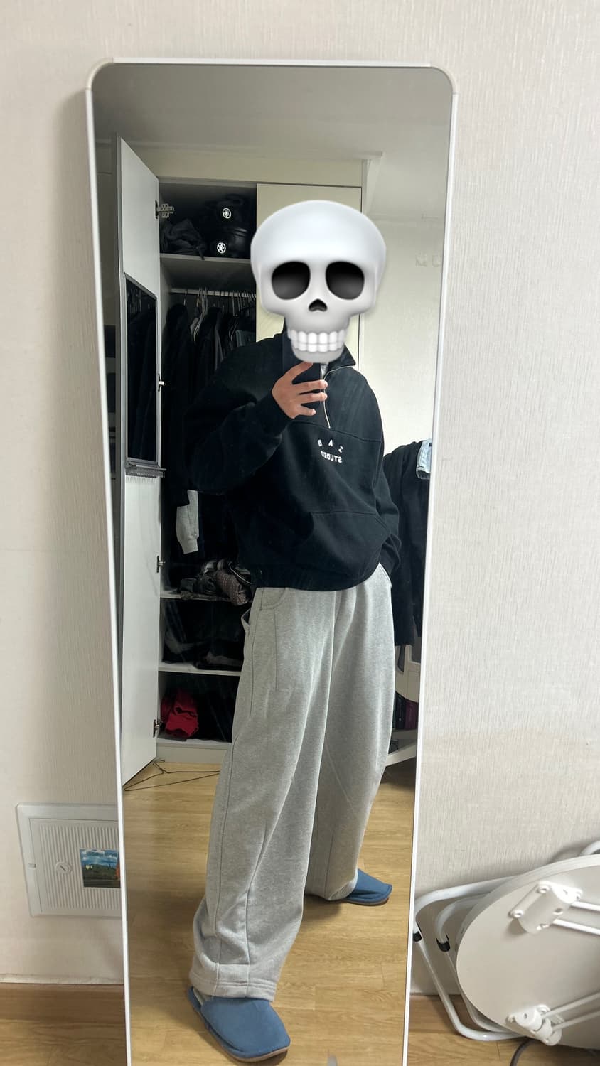 Iab 하프집업 블랙 M 상품이미지1