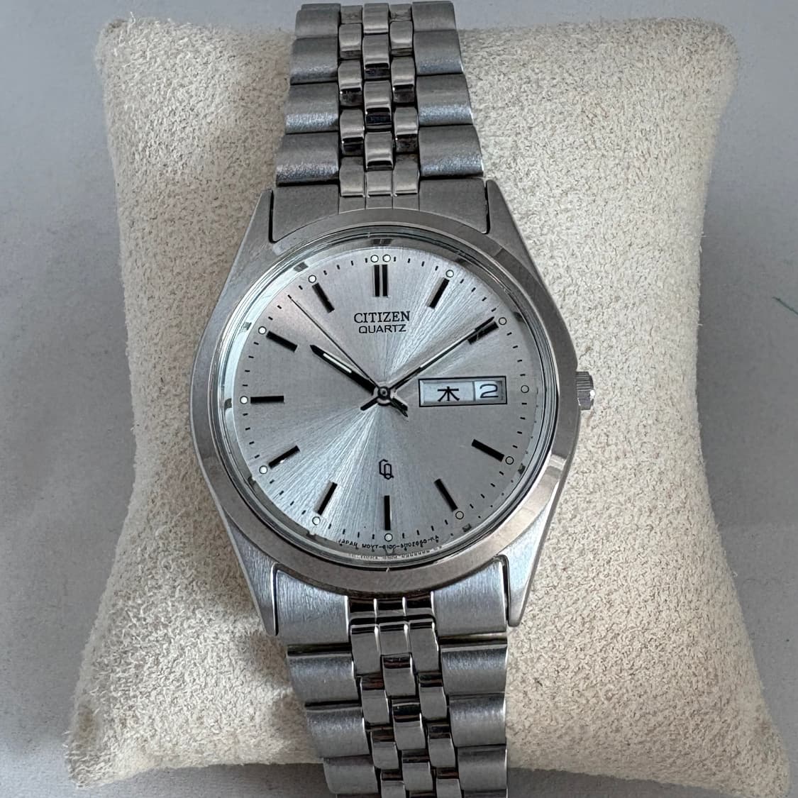 민트급 시티즌 빈티지 한자요일창 쿼츠 시계 상품이미지1