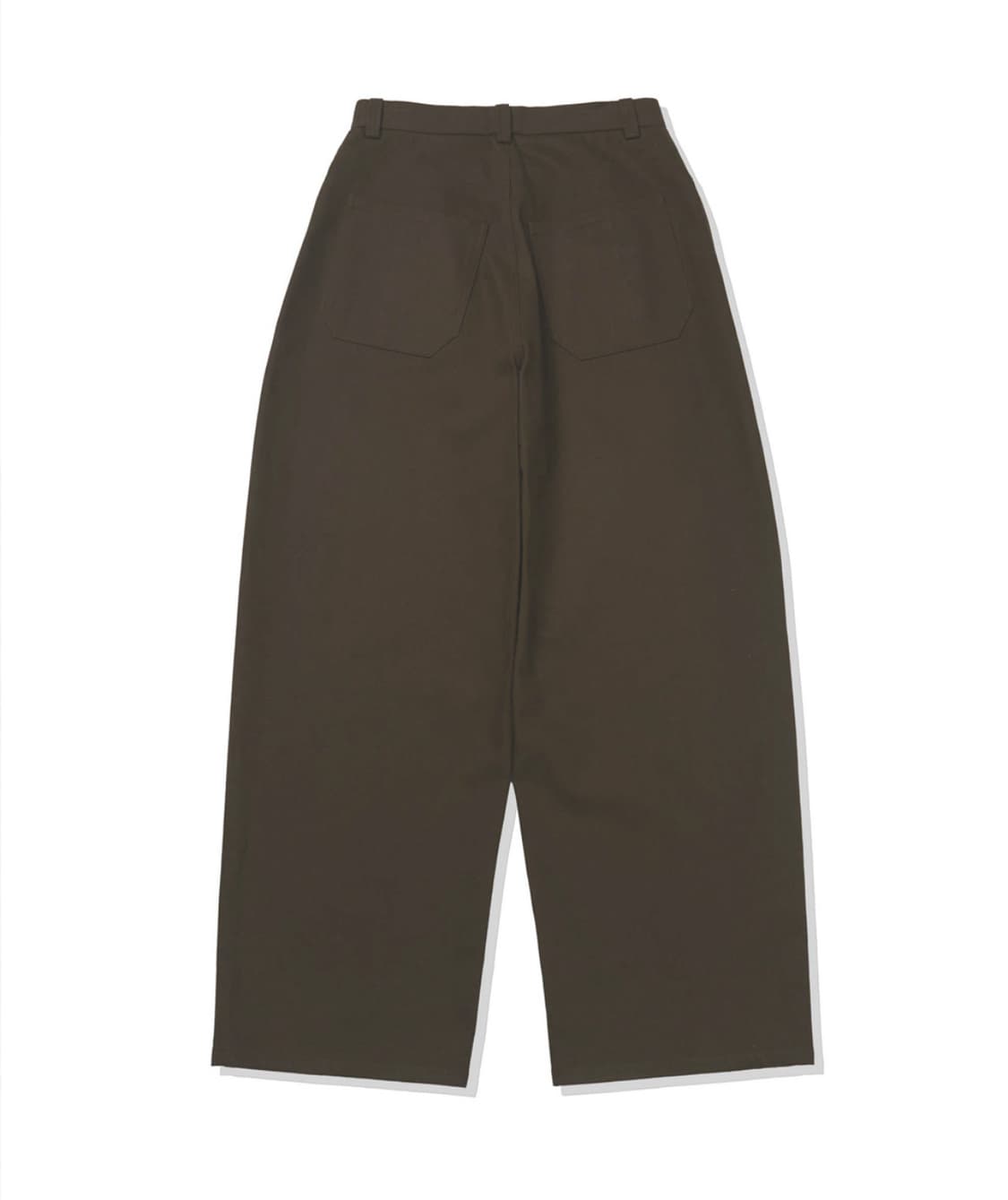 [S] STU 23FW Wide Cotton Pants Brown 상품이미지3