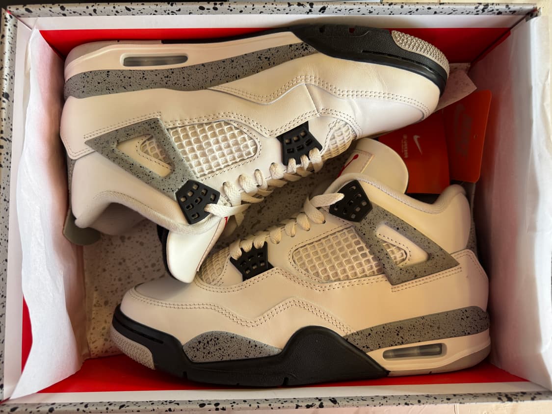 조던4 레트로 OG 화이트 시멘트(2025) 265 팝니다 상품이미지6