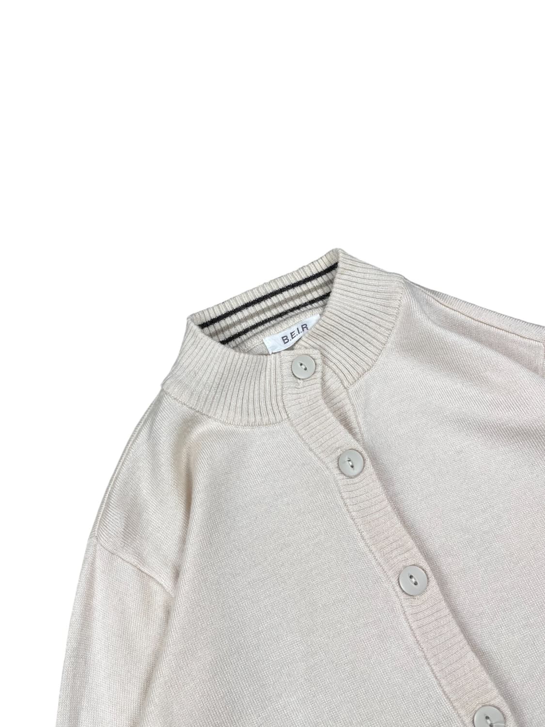 Vintage 울 혼방 스트라이프 니트 가디건  상품이미지2