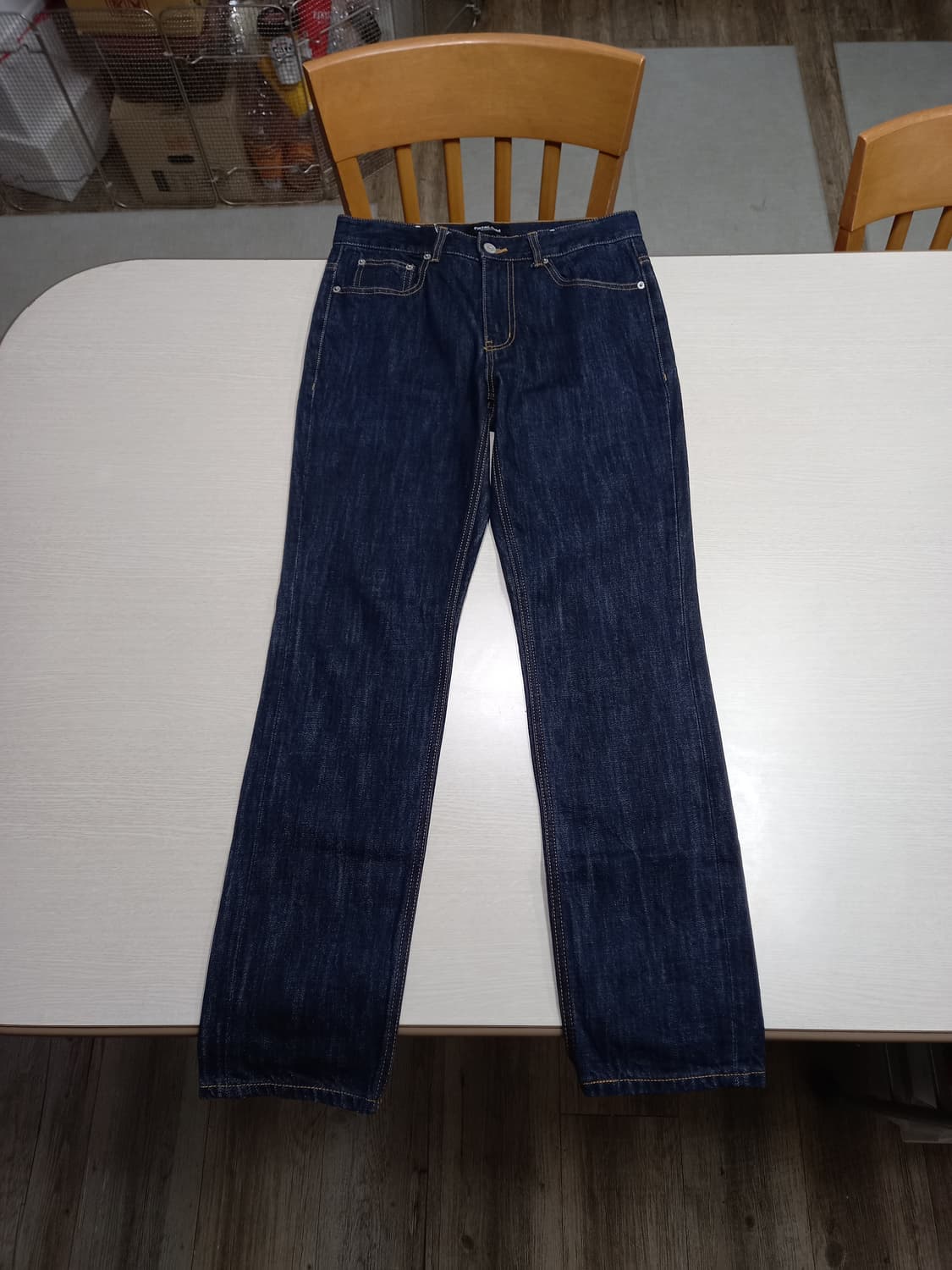 29 새상품 FATALISM Kor 생지 슬림일자진 진청 29-551 상품이미지1