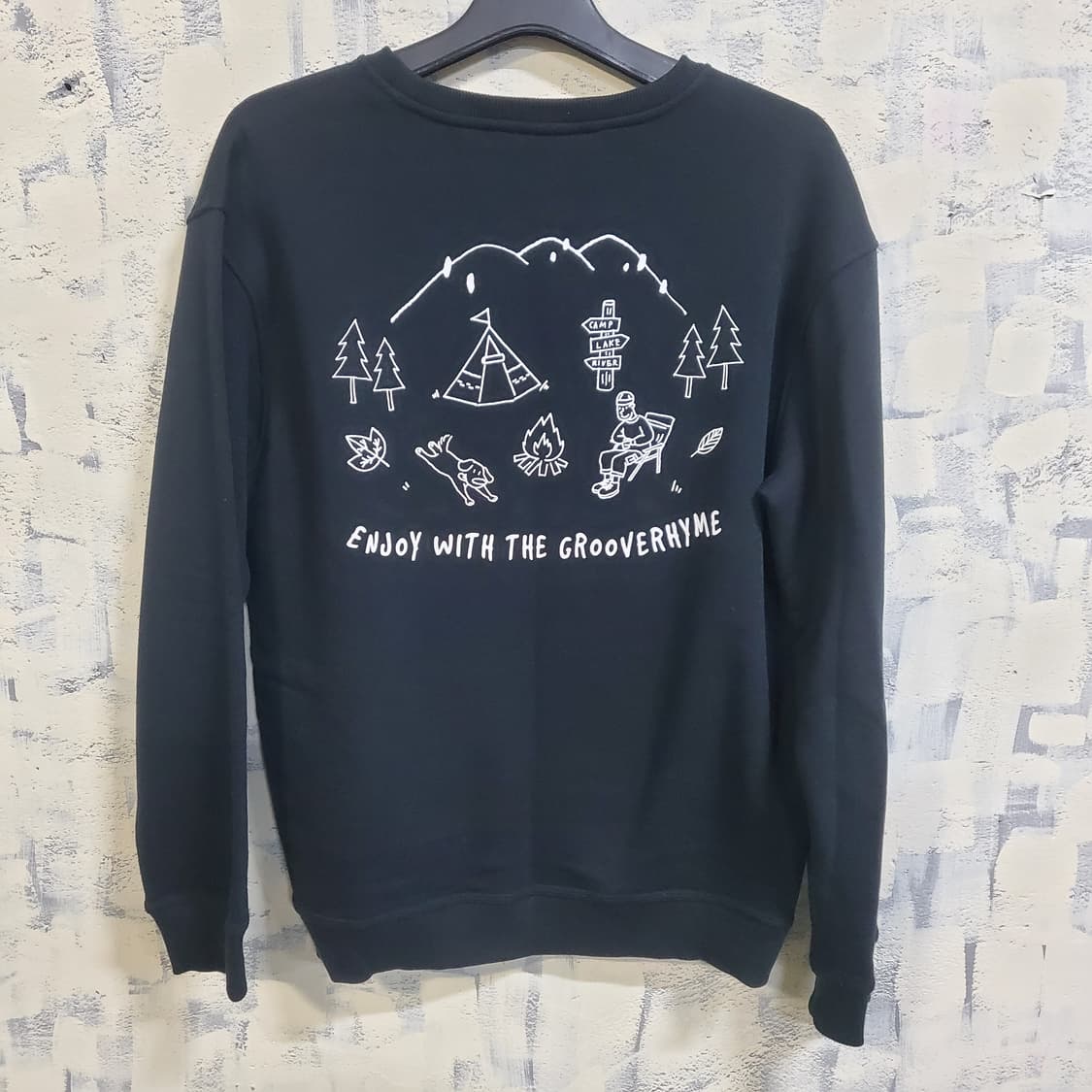 그루브라임 기모 맨투맨  상품이미지2