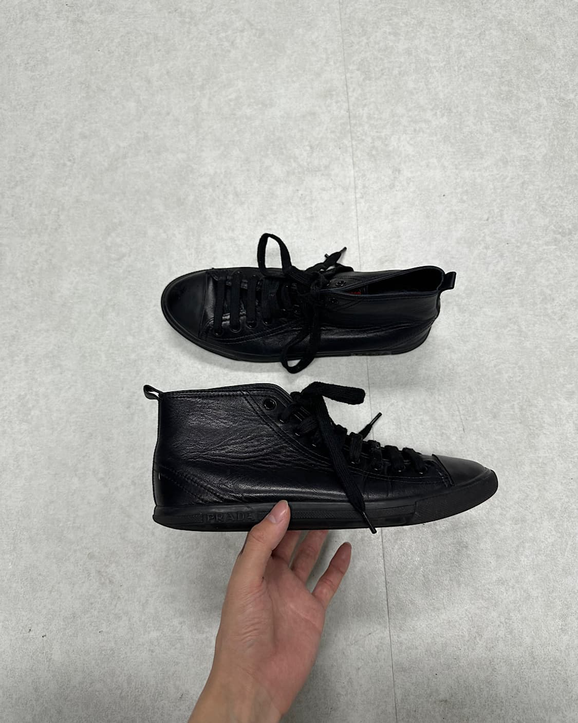 프라다 레더 하이탑  상품이미지6