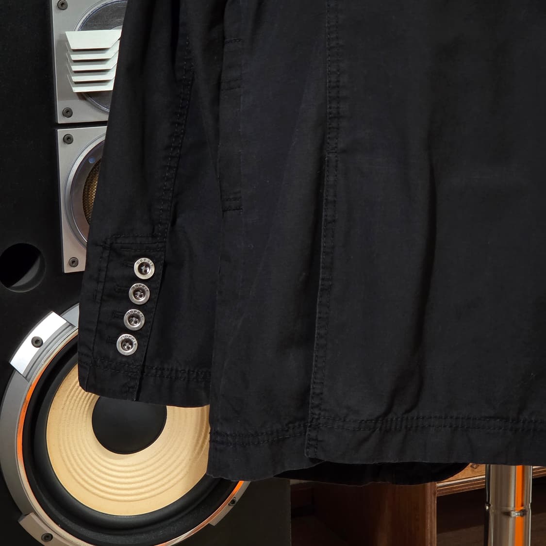 빈티지 블랙 코튼 블레이저 자켓 상품이미지7