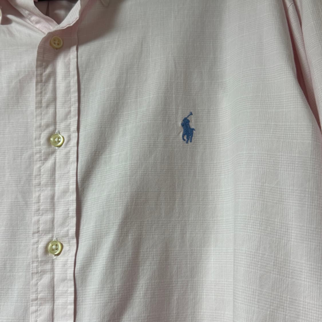 (착샷O) 폴로 랄프로렌 연핑크 셔츠 상품이미지5