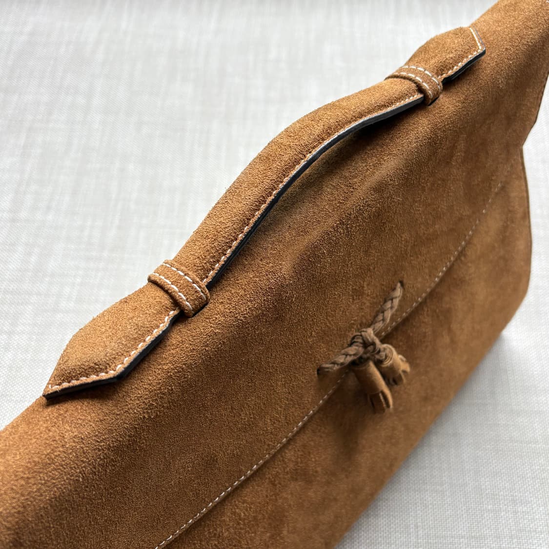 [28 x 35.5] 토마스 브라운 스웨이드 태슬 브리프케이스 상품이미지7