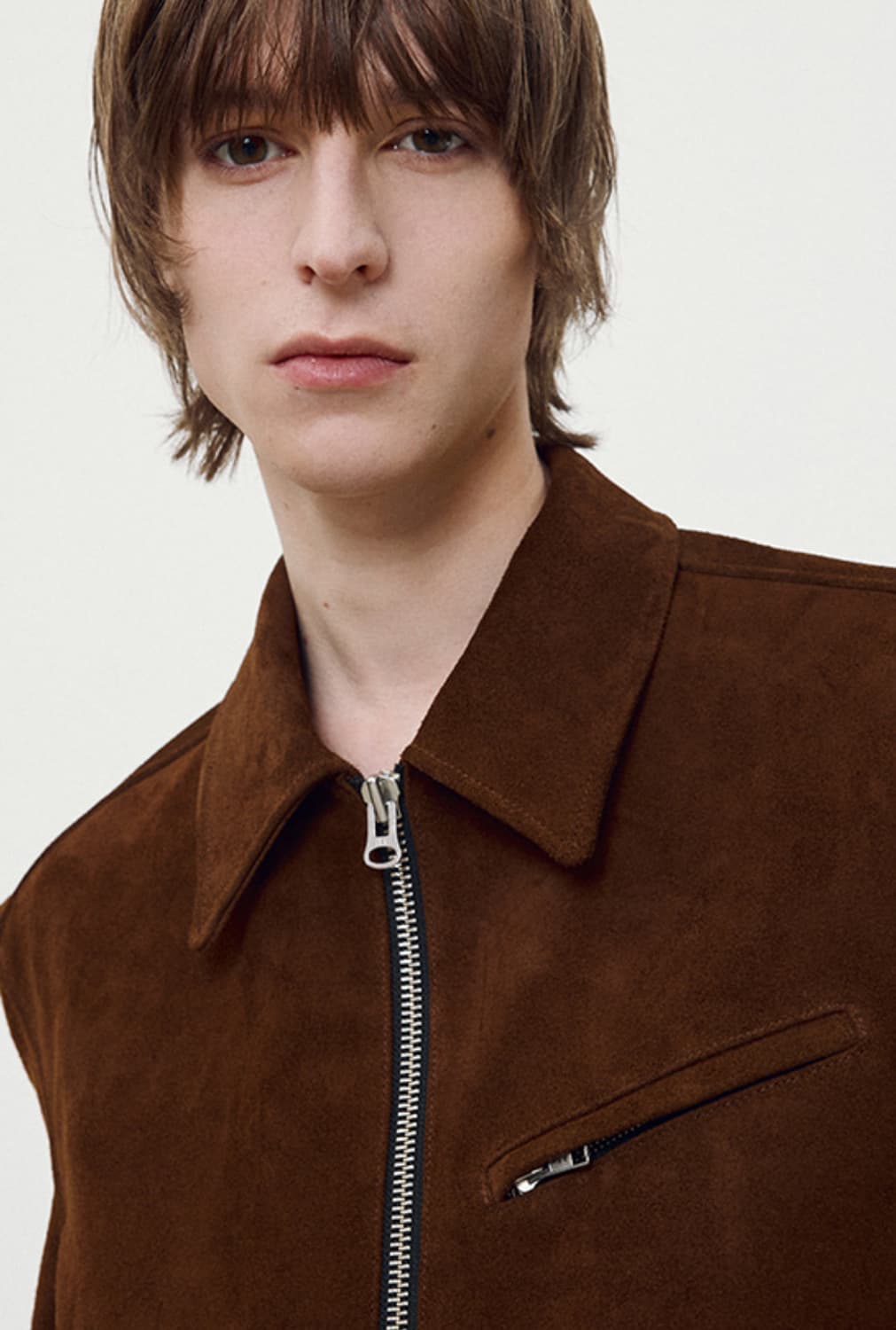 [새상품급] Calf Suede Detroit Blouson Jacket 상품이미지5