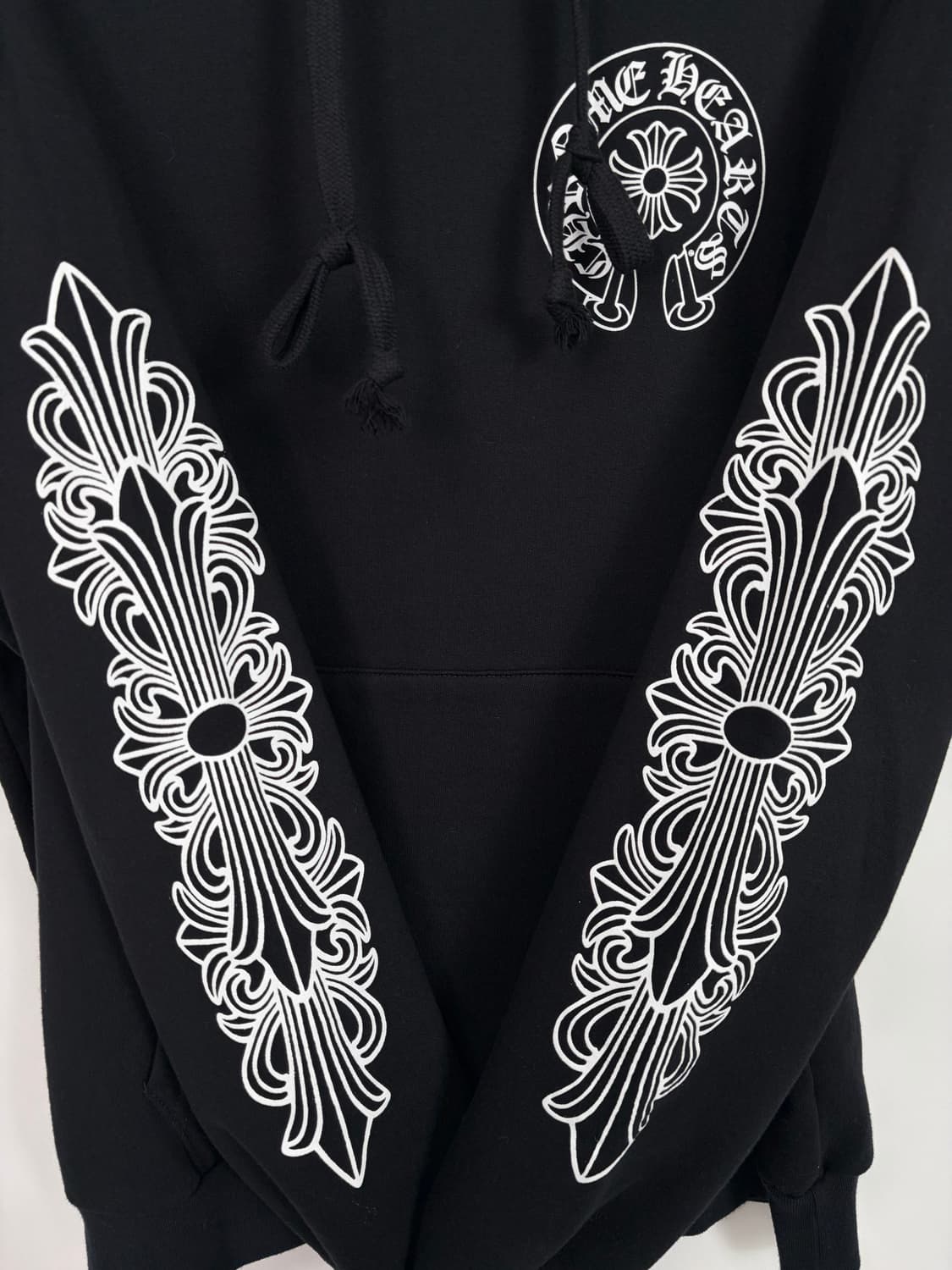 a292) 크롬하츠 플로랄 홀스슈 후드티 상품이미지2