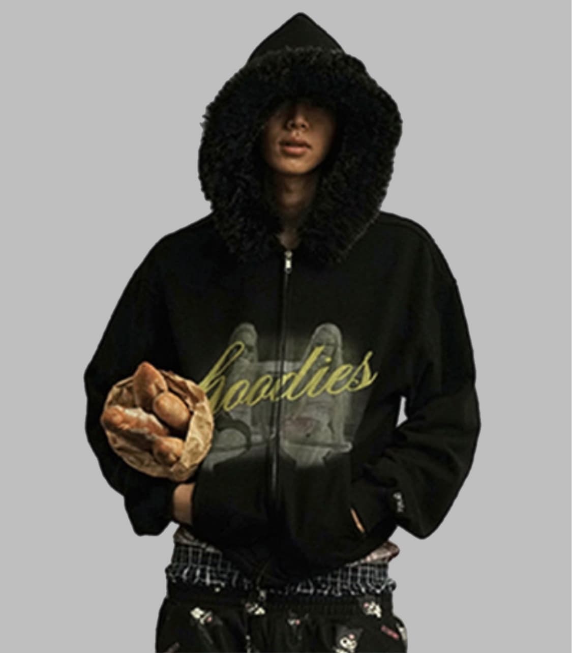 Grailz 투웨이집업 기모 퍼후디 상품이미지2