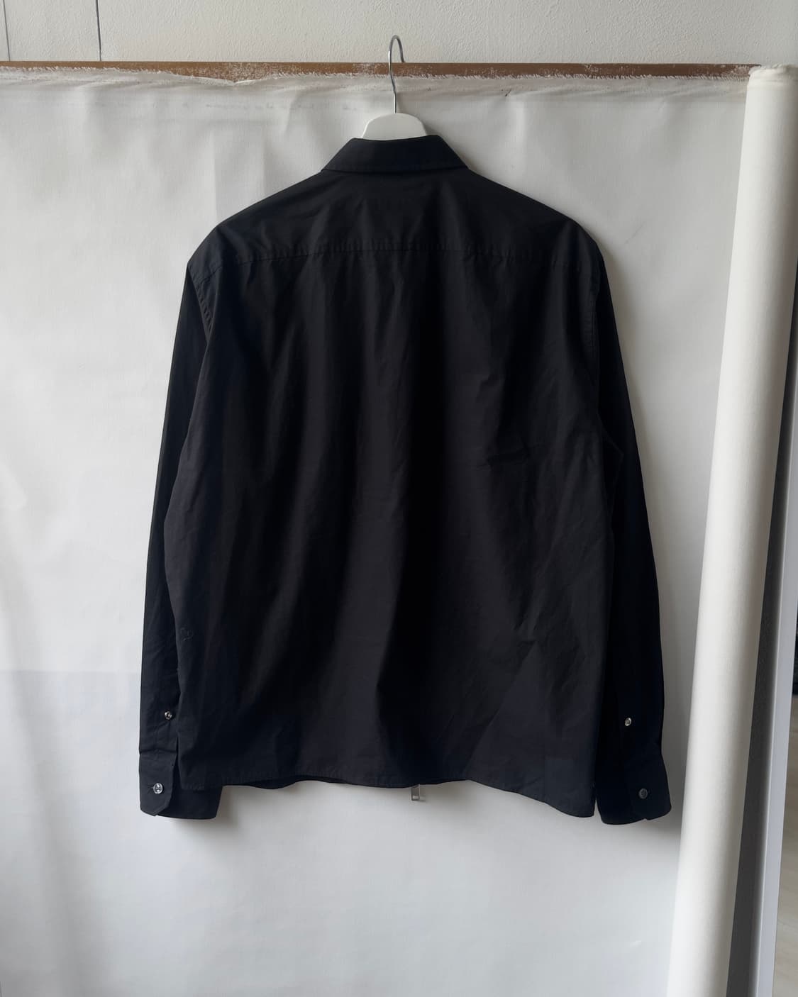 [DIESEL] black shirts layered zip-up 상품이미지9