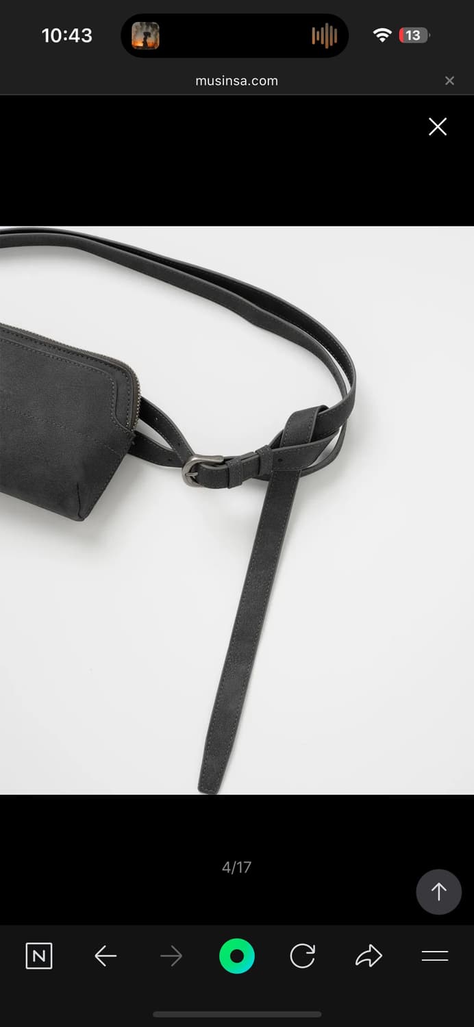 밀로우먼 미니 번 백  상품이미지5