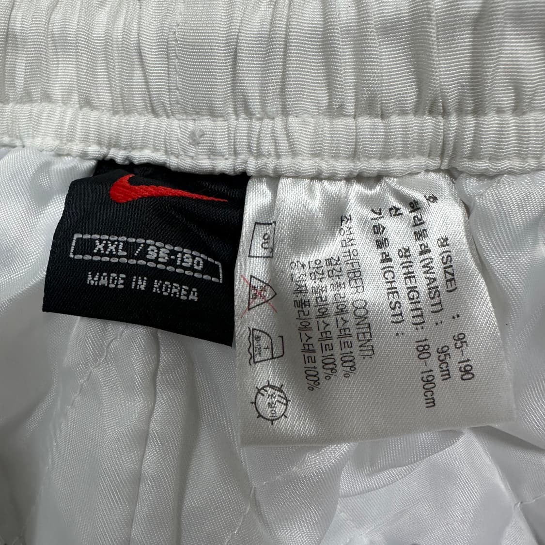 ✨ (바배) 나이키 90s 화이트 트랙 팬츠  상품이미지3