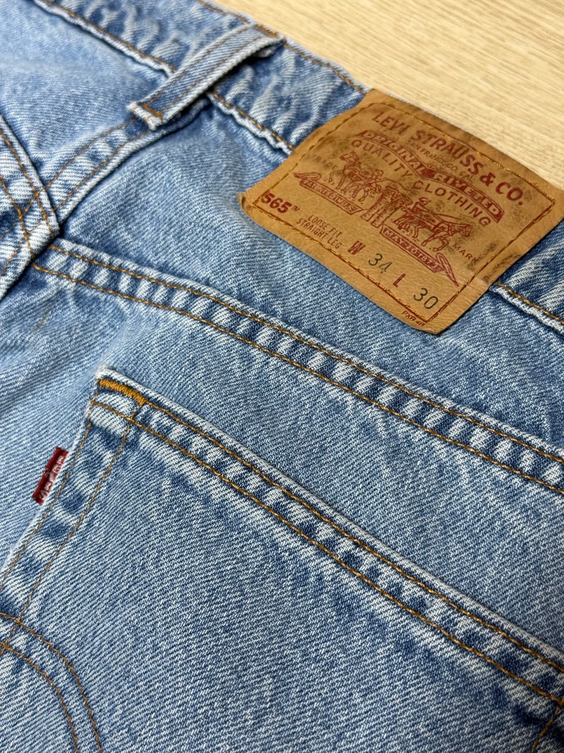 [34x30]90s 빈티지 리바이스 565 USA 상품이미지3