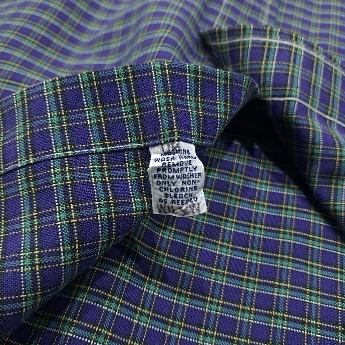 CL256 2XL 폴로 90s 코튼 빅셔츠 타탄체크 셔츠 남방 상품이미지5