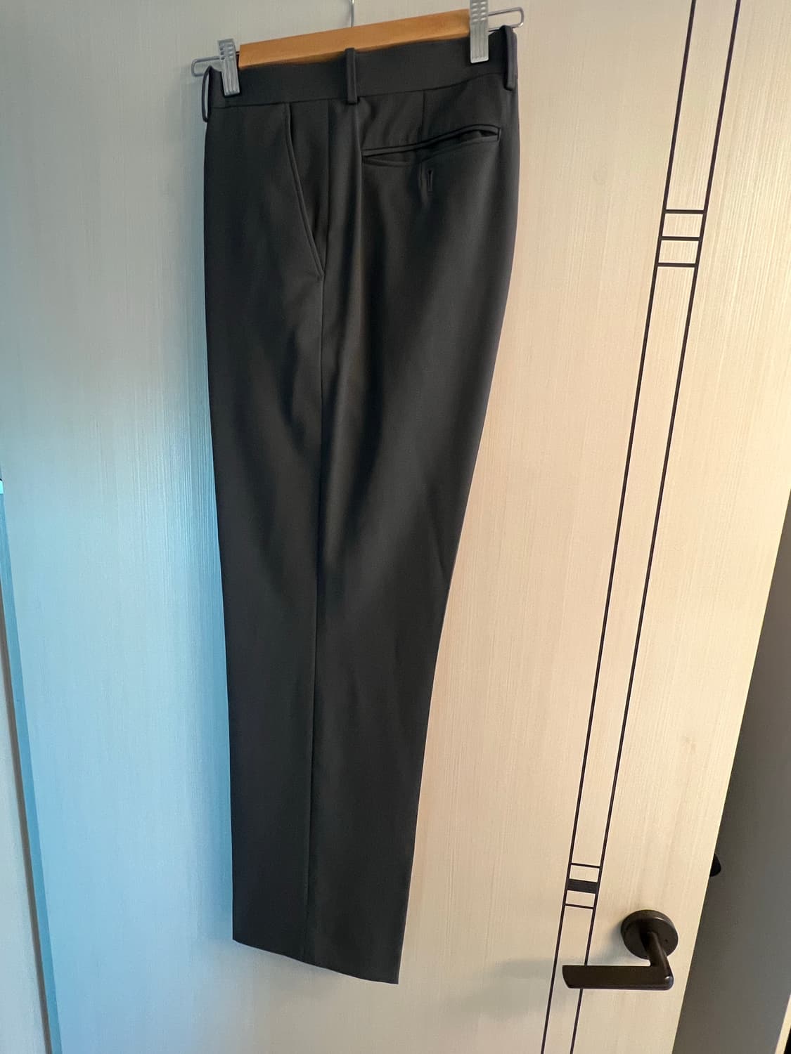 오라리 라이트 울 맥스 개버딘 슬랙스 (5사이즈 / 차콜) 상품이미지1