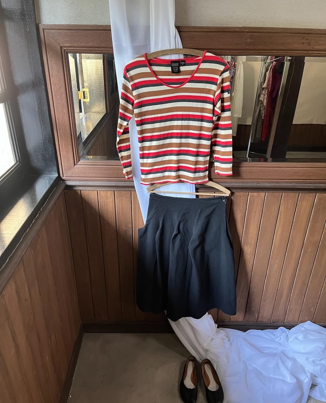 AIGLE stripe tee 상품이미지1