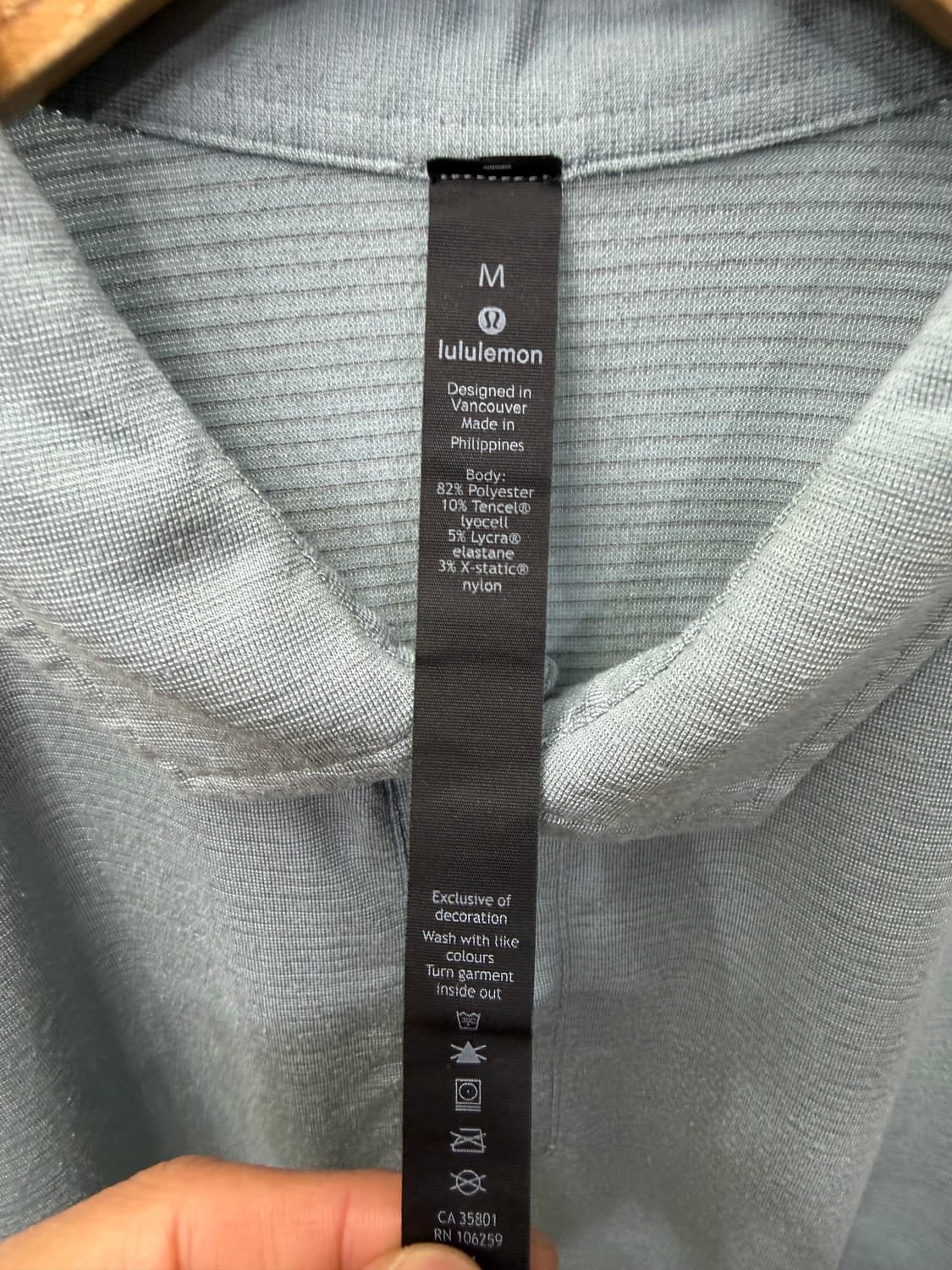 정품) 룰루레몬 남성 기능성 반팔티 M 상품이미지6