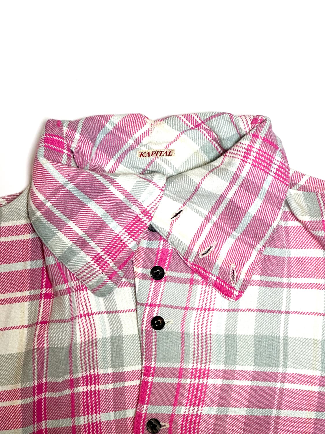 Kapital High-neck check shirts 상품이미지3