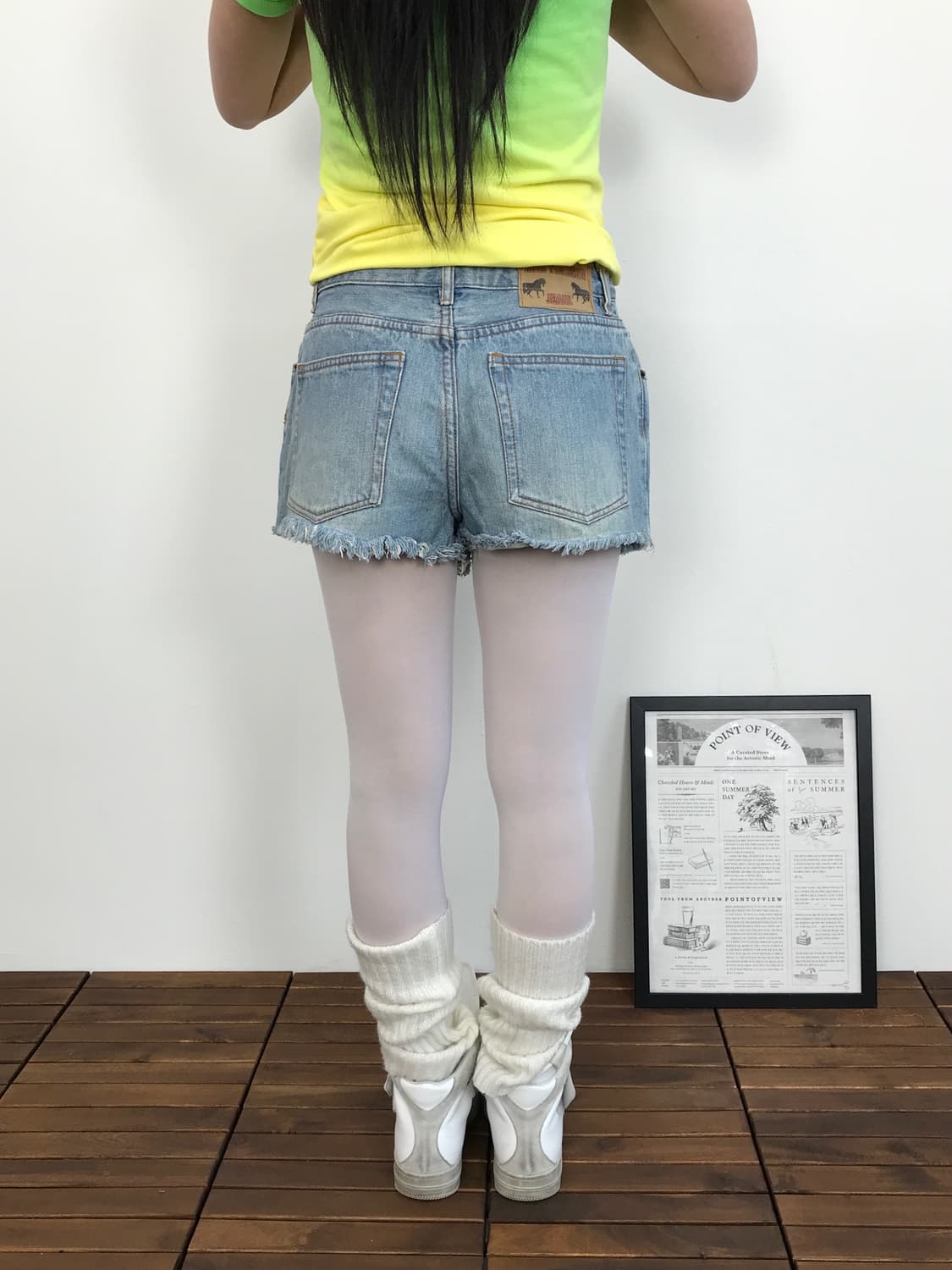 Thomson Denim Cotton Shorts  상품이미지3