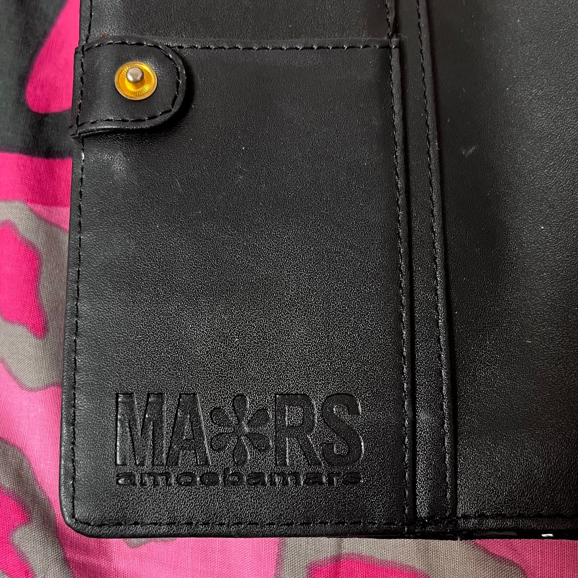 MA*RS마즈 금장 블랙핑크 레오파드 리본 장지갑 히메오네갸루 y2k핀터 상품이미지5