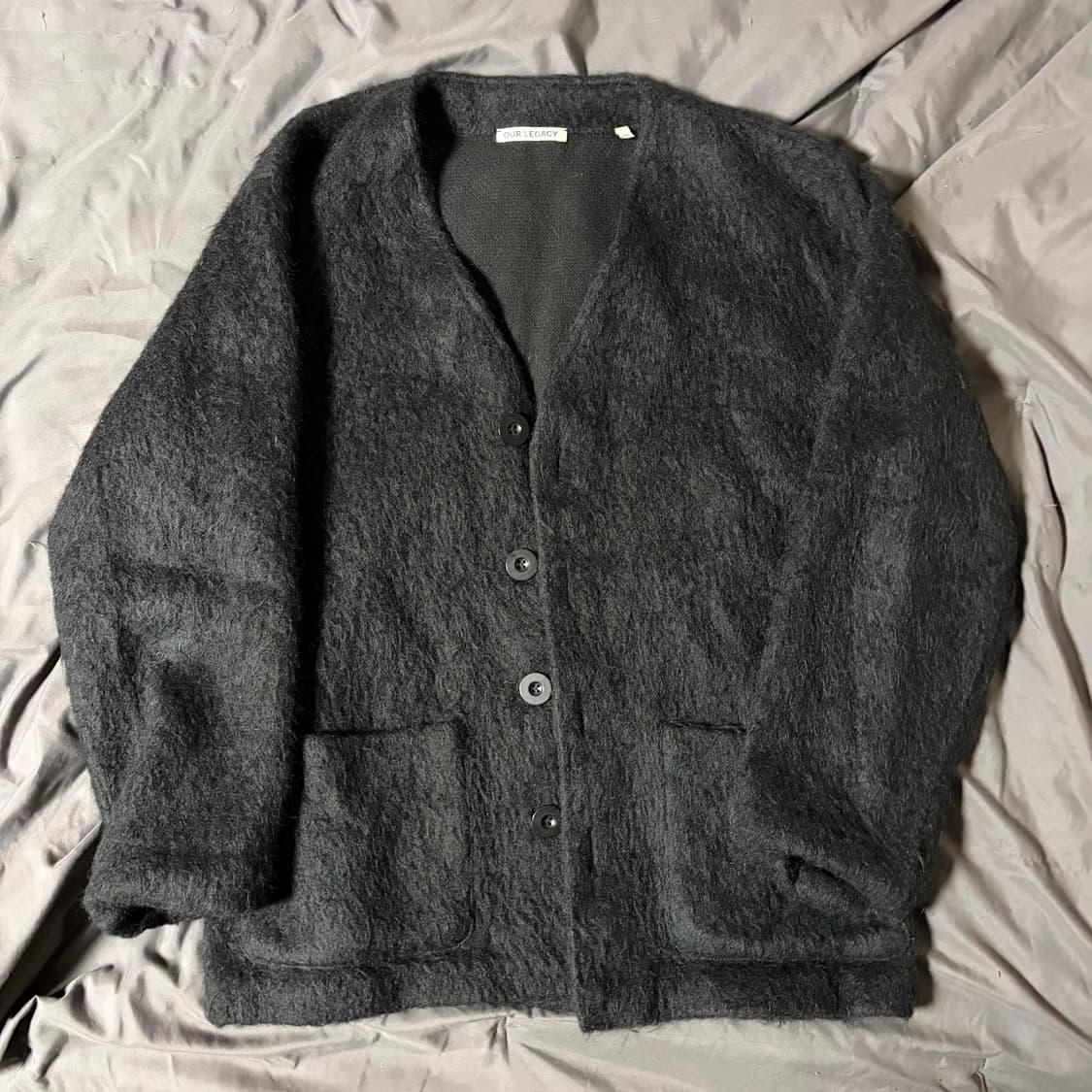 아워레가시 모헤어가디건 블랙 46 상품이미지1