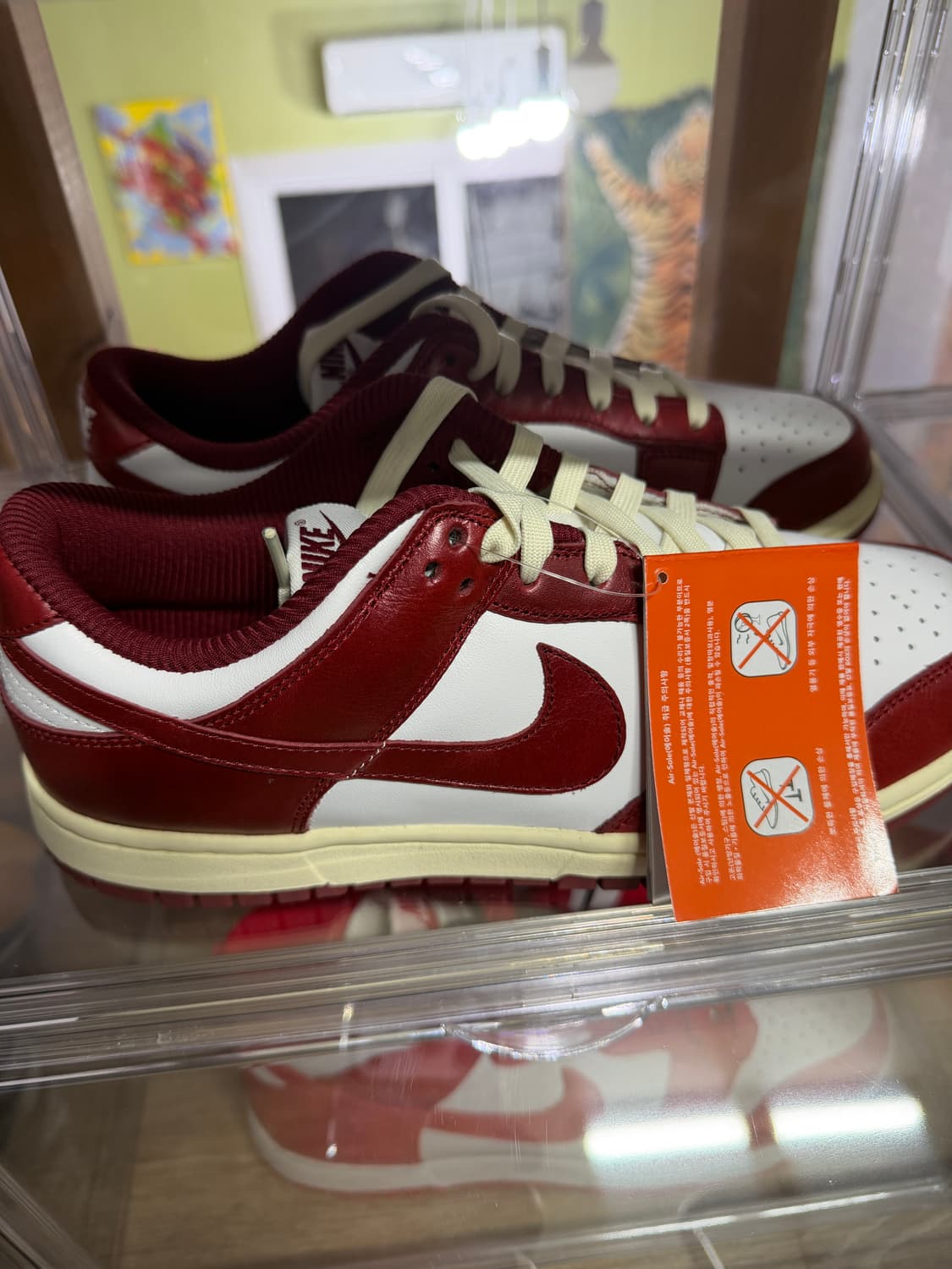 나이키 덩크 로우 레트로 프리미엄 팀 레드 앤 화이트 상품이미지2