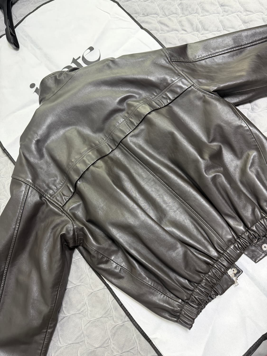 23fw 르메르 레더 블루종 M 상품이미지8