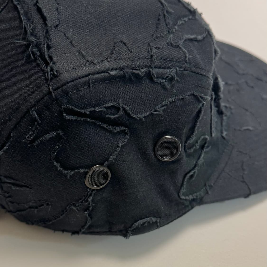 슈프림 레이어드 카모 캠프캡 블랙 상품이미지4