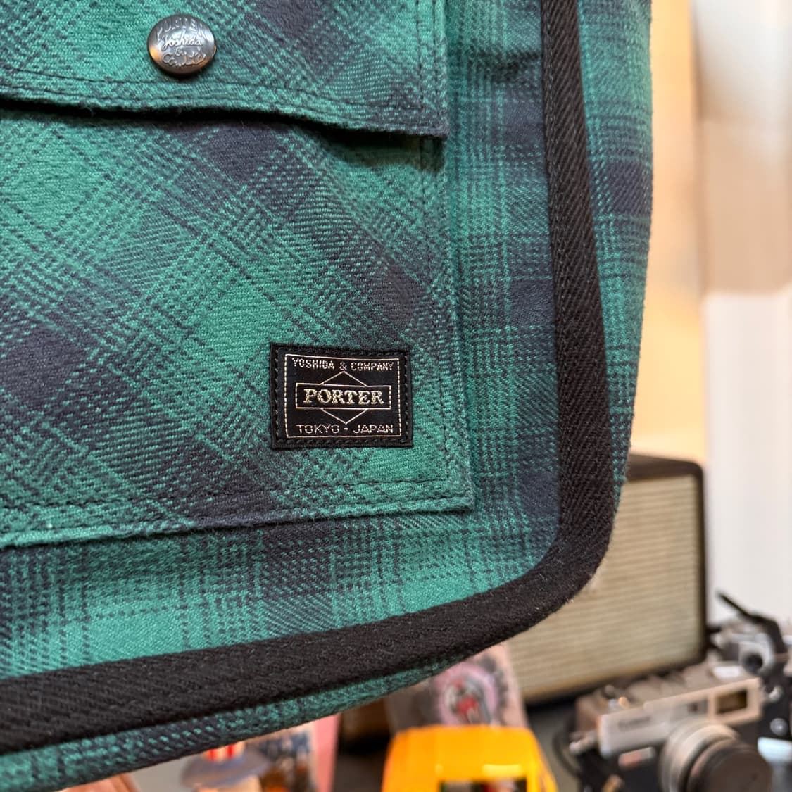 요시다 포터 타탄체크 리버서블 토트백 상품이미지3