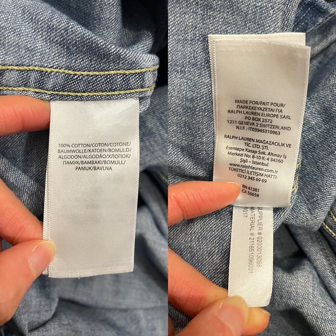 폴로 랄프로렌 데님 웨스턴 셔츠 상품이미지9