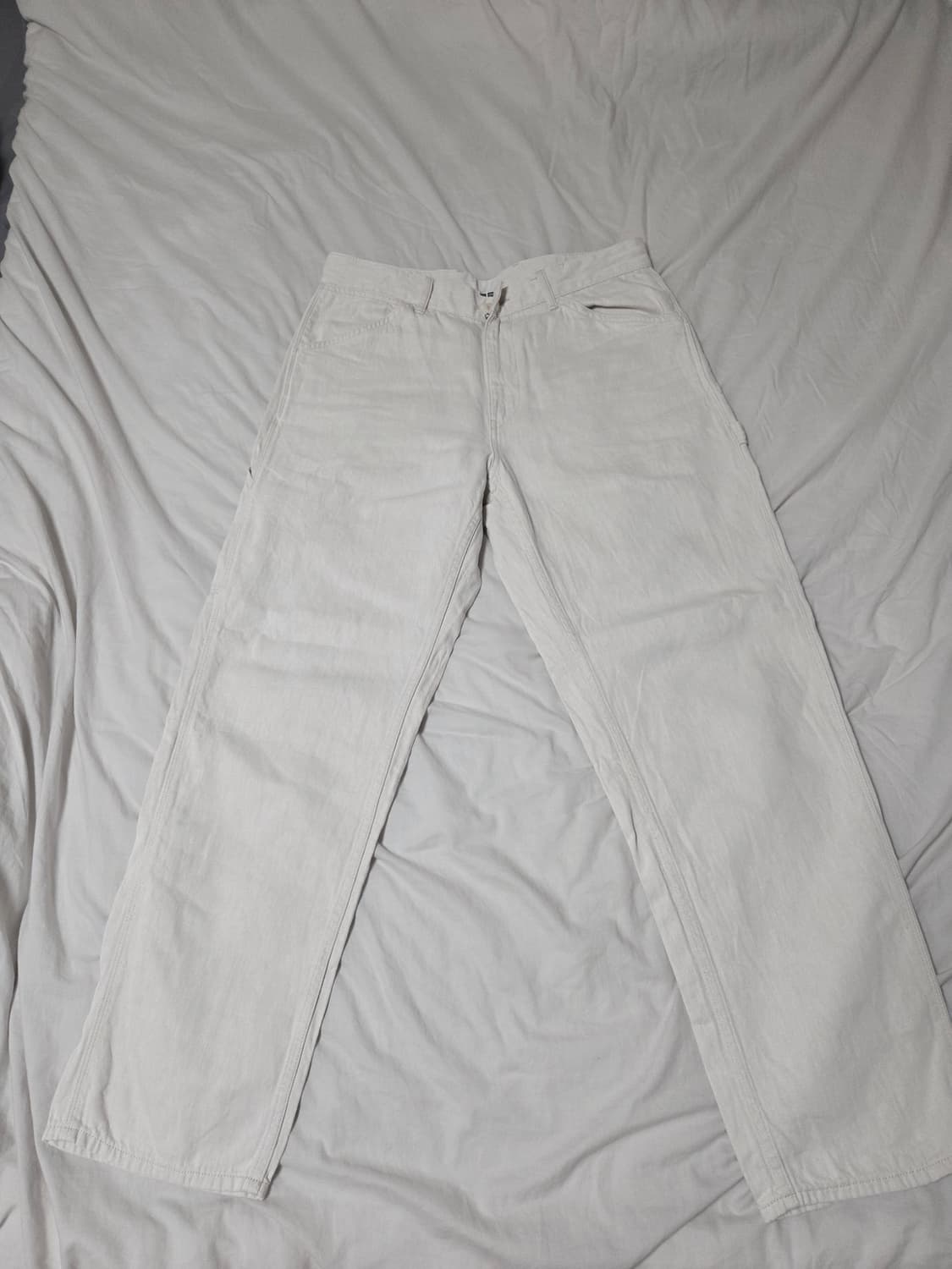 유니클로 데님워크팬츠 (코튼린넨) M사이즈 상품이미지3