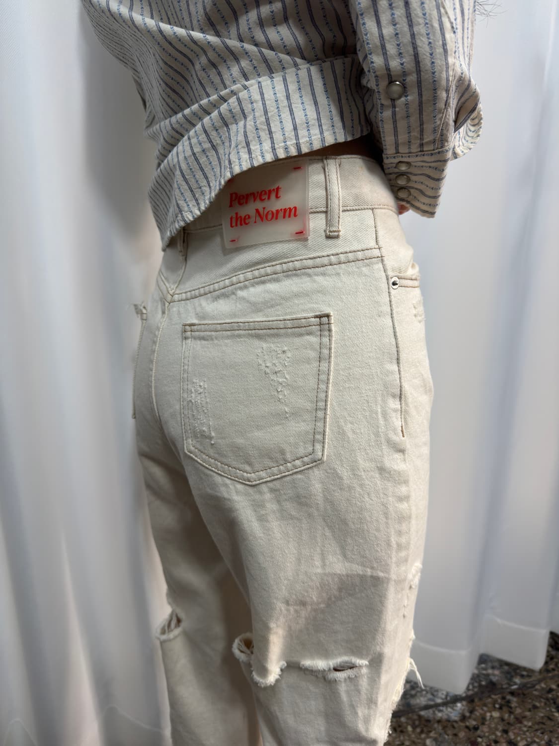 w.w.g damage detail pants 상품이미지6