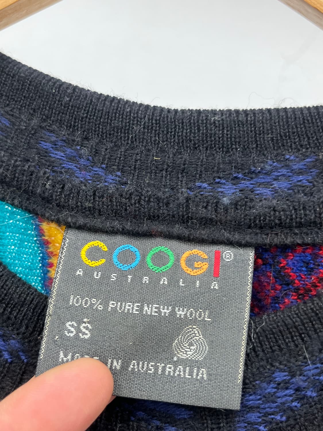 S) MADE AUSTRALIA COOGI CABLE KNIT 상품이미지2