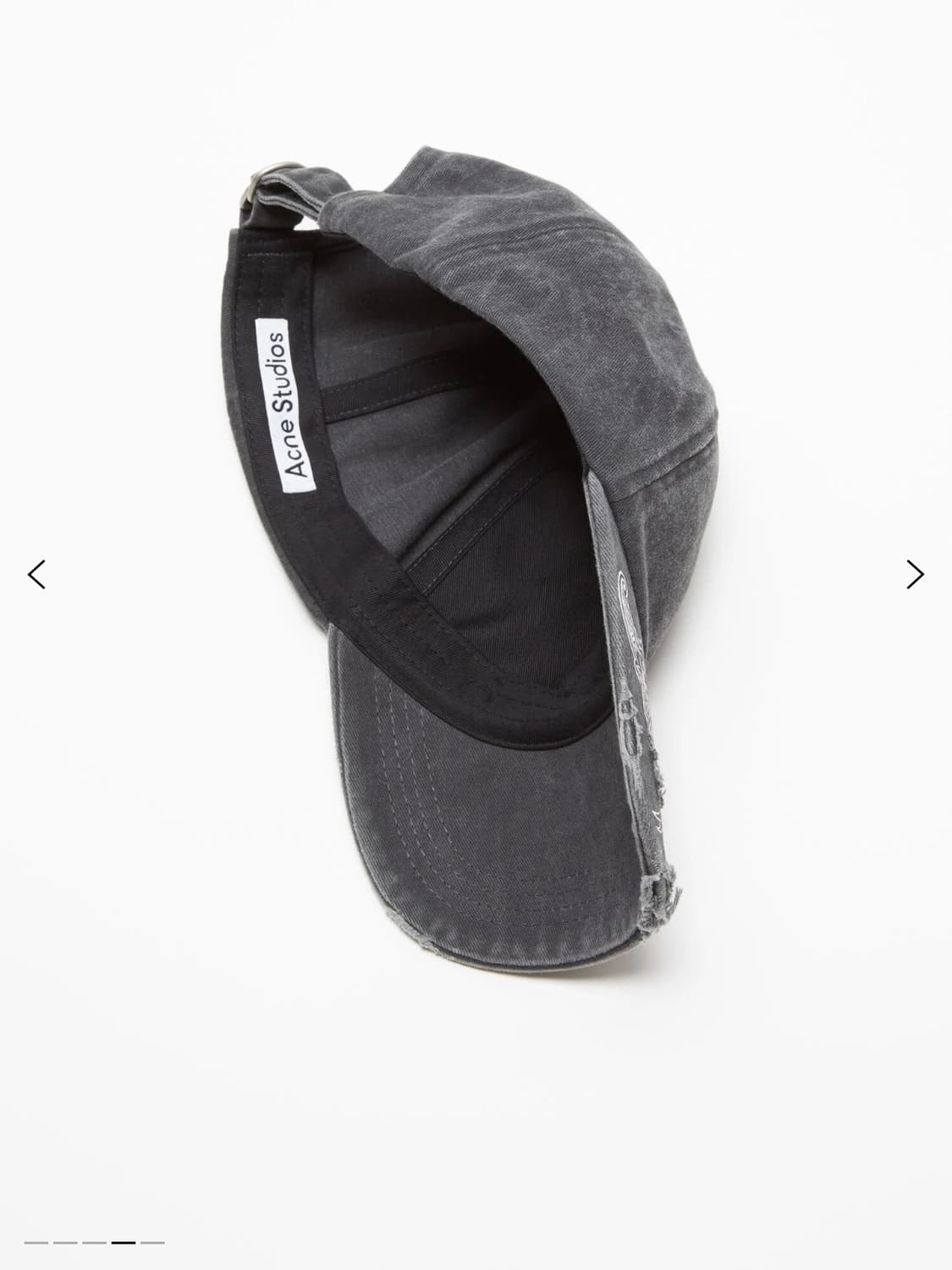 아크네스튜디오 로고 캡 모자 볼캡 상품이미지3